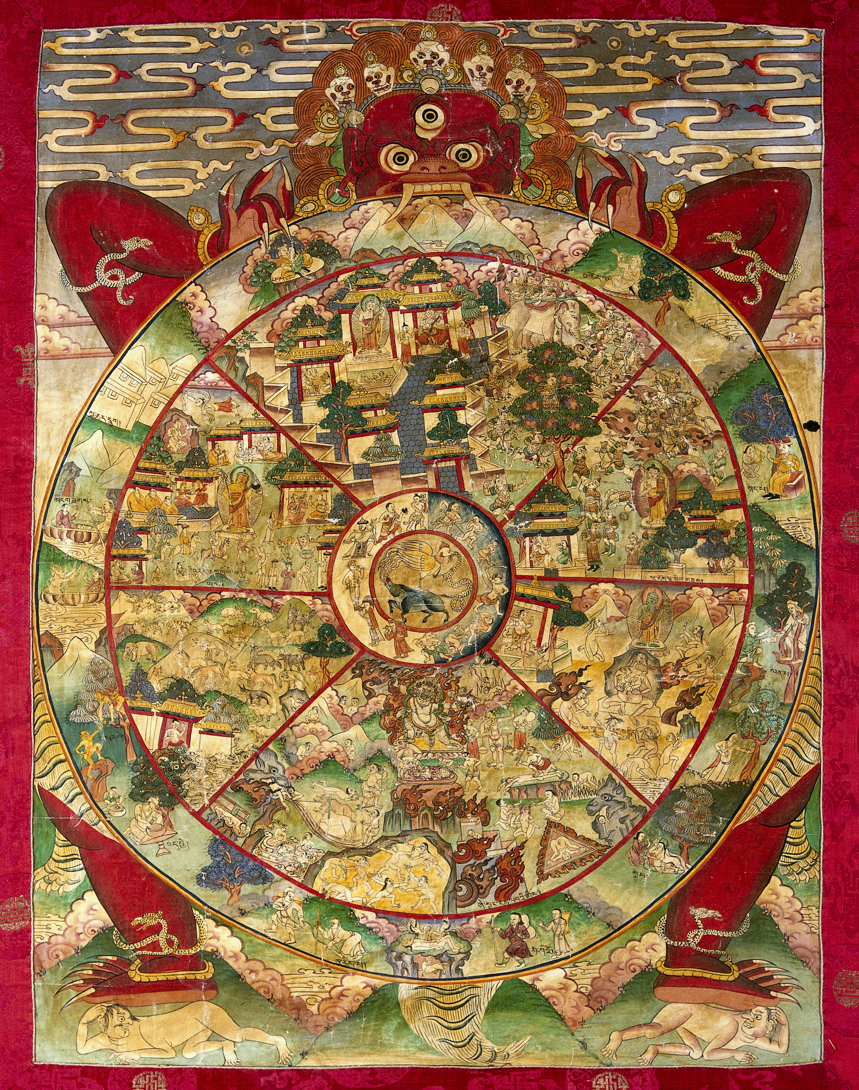 Bhavachakra, la Ruota della Vita buddhista